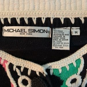 Michael Simon Vintage 1995 sweater.  Size medium.